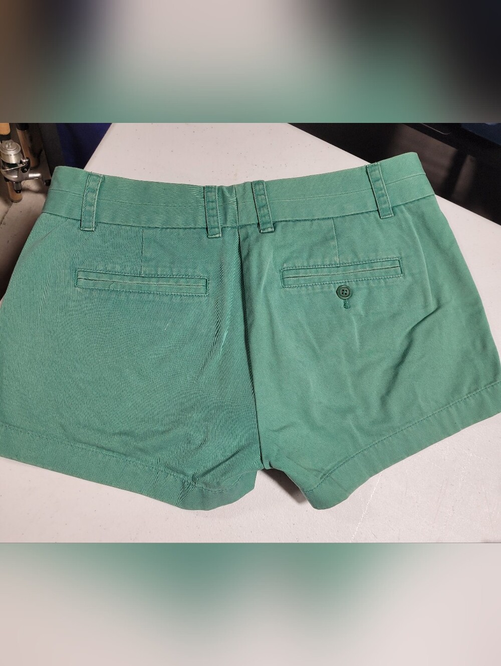 J. Crew Mint Green Tailored Cotton Bermuda Shorts - Picture 3 of 3